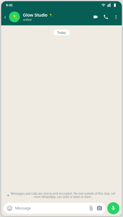 WhatsApp natural language booking chat