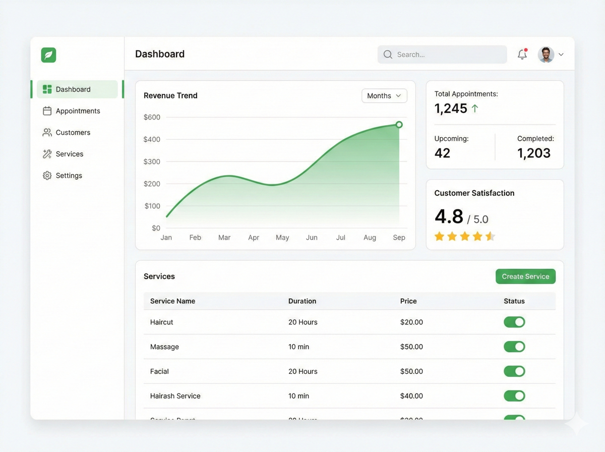 Business management portal